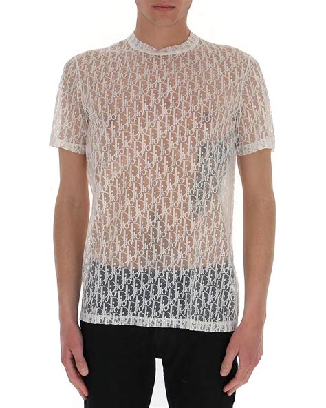 white see through dior shirt|Dior men's shirts.